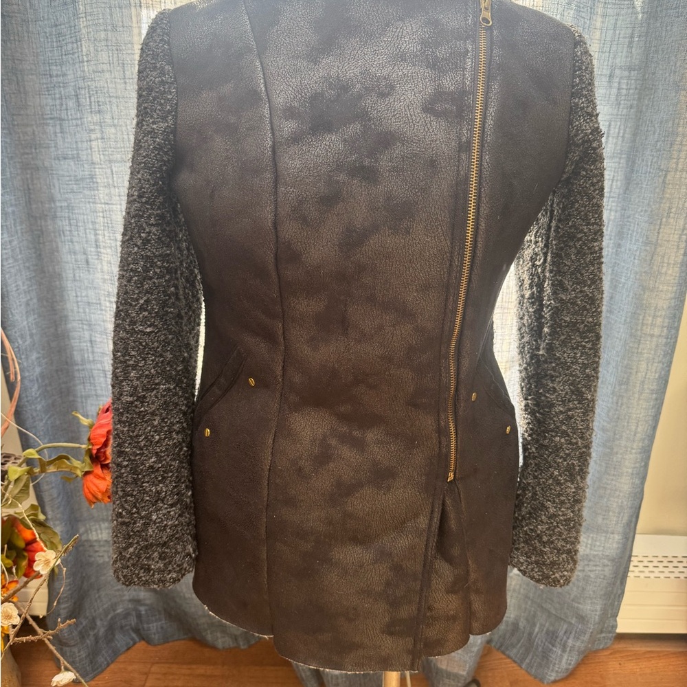 Stylish Black and Gray Women's Jacket